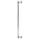 Adjustable Café Curtain Rod 1/2" Diameter - Extends 19.8" To 30.1" | Evideco Brand 8 thumbnail image